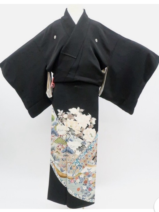 Other - Vintage Japanese Kimono Antique Silk Black Tomesode Silk
Kimono #japan #Silk
